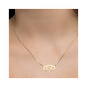 Colar Feminino 3 Corações Ouro 18K