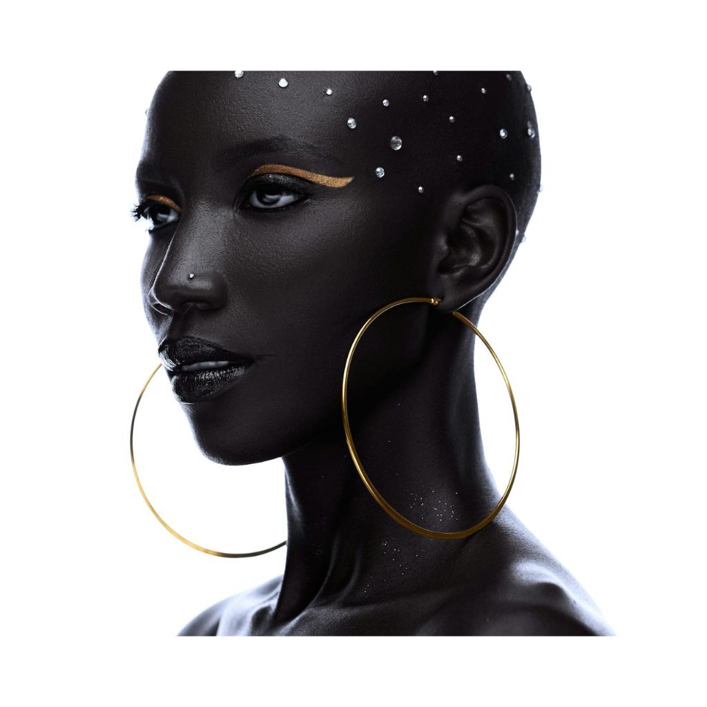 Brinco Feminino Argola Grande Ouro18K